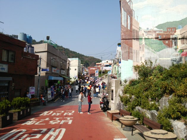 甘川文化村（甘川洞文化村）内の風景